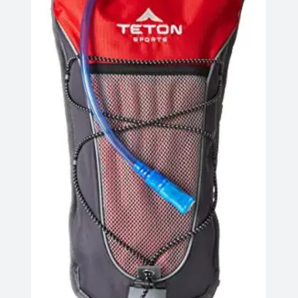 Red and Black Hydration Backpack